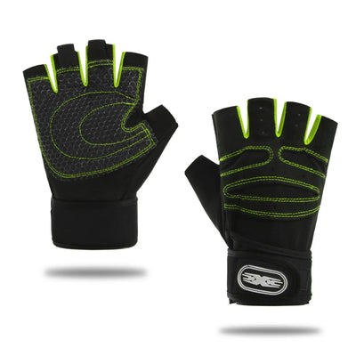 Fingerless Weightlifting Gloves