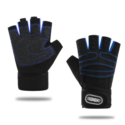 Fingerless Weightlifting Gloves